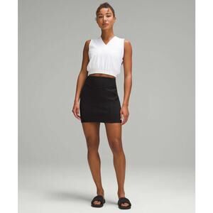 Lululemon Scuba HR Mini Skirt Black NWT Size M $78 Retail